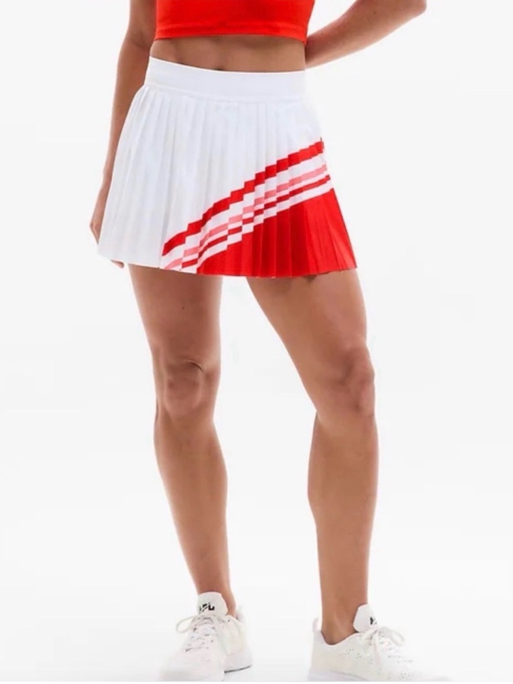 Athleta Match Point Pleated Colorblock Skort